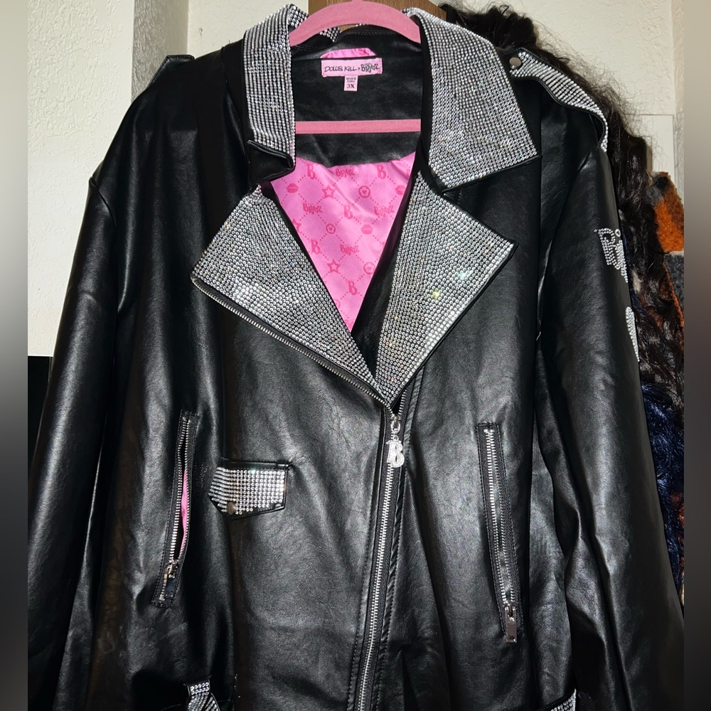 BRATZ leather jacket (DOLLS KILL)